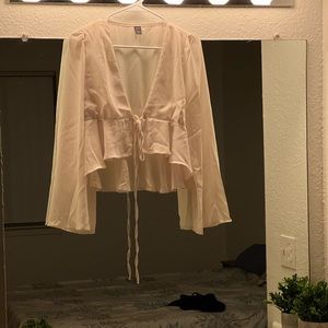 [SOLD AS BUNDLE] SHEIN Woman’s Flare Sleeve Tie Top